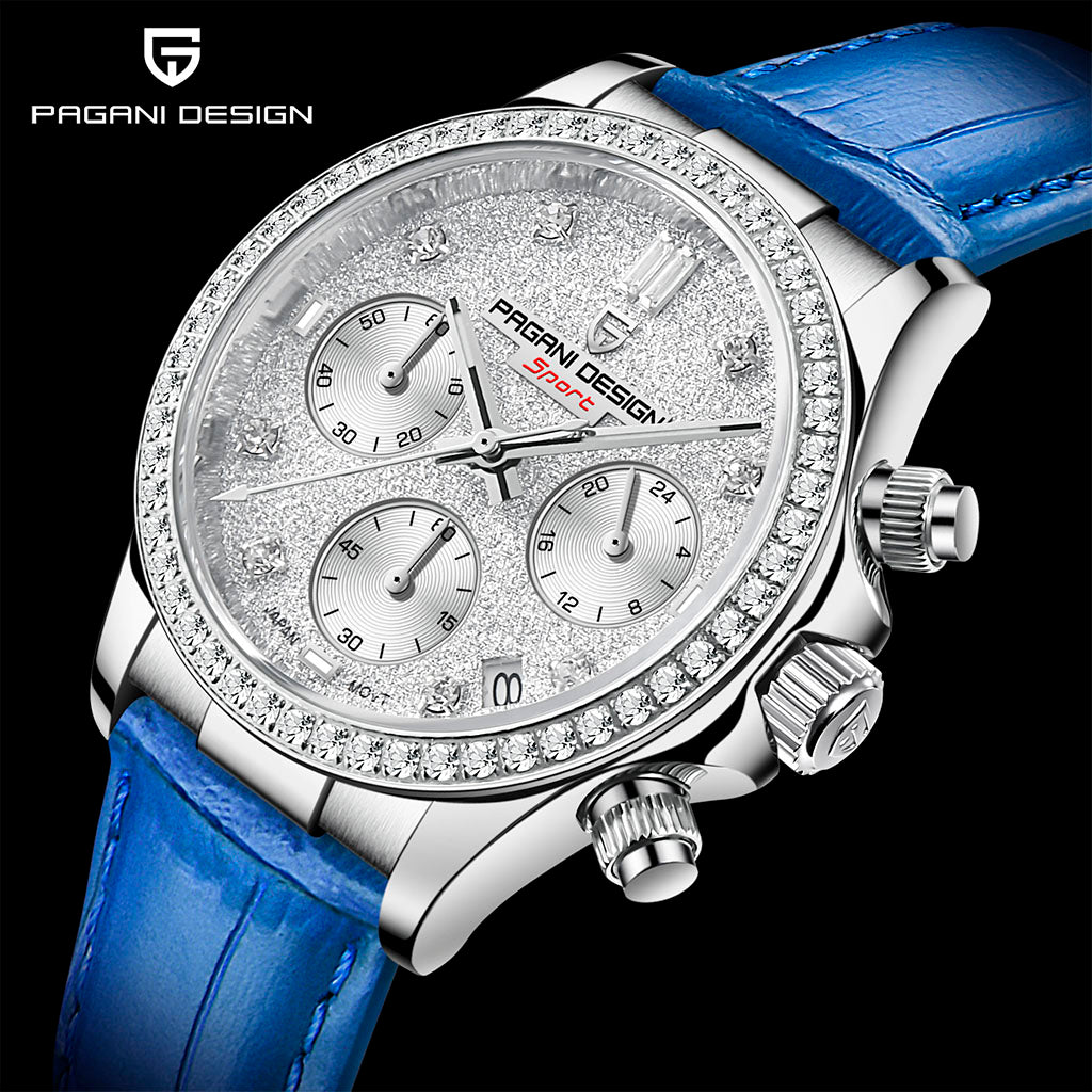 Pagani Design Daisy Blue Women's Watch