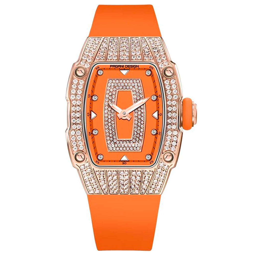 Pagani Design Marigold Orange Gold Women's Watch