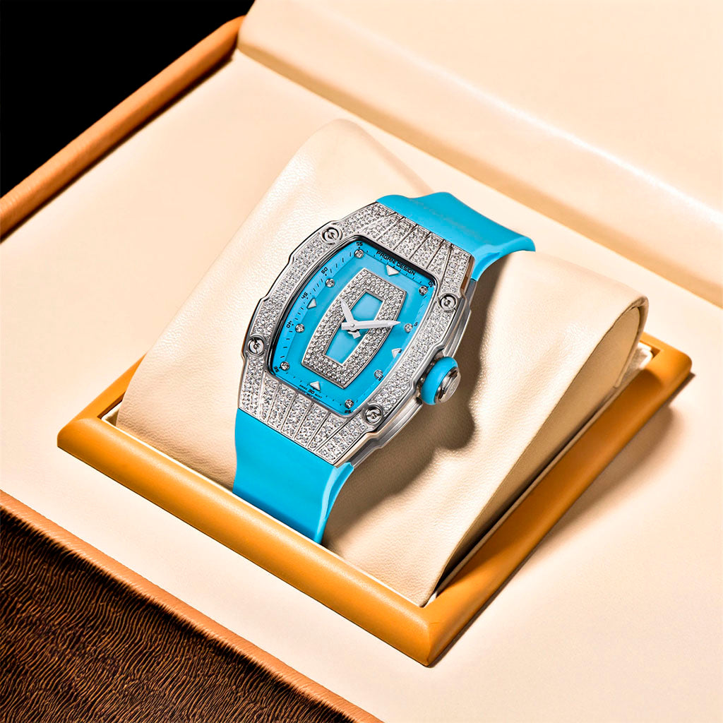 Pagani Design Marigold Blue Silver Women's Watch