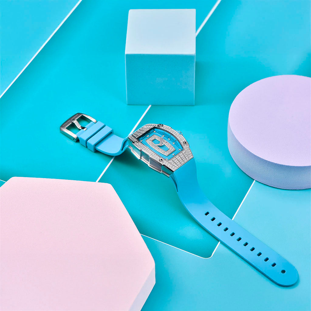 Pagani Design Marigold Blue Silver Women's Watch