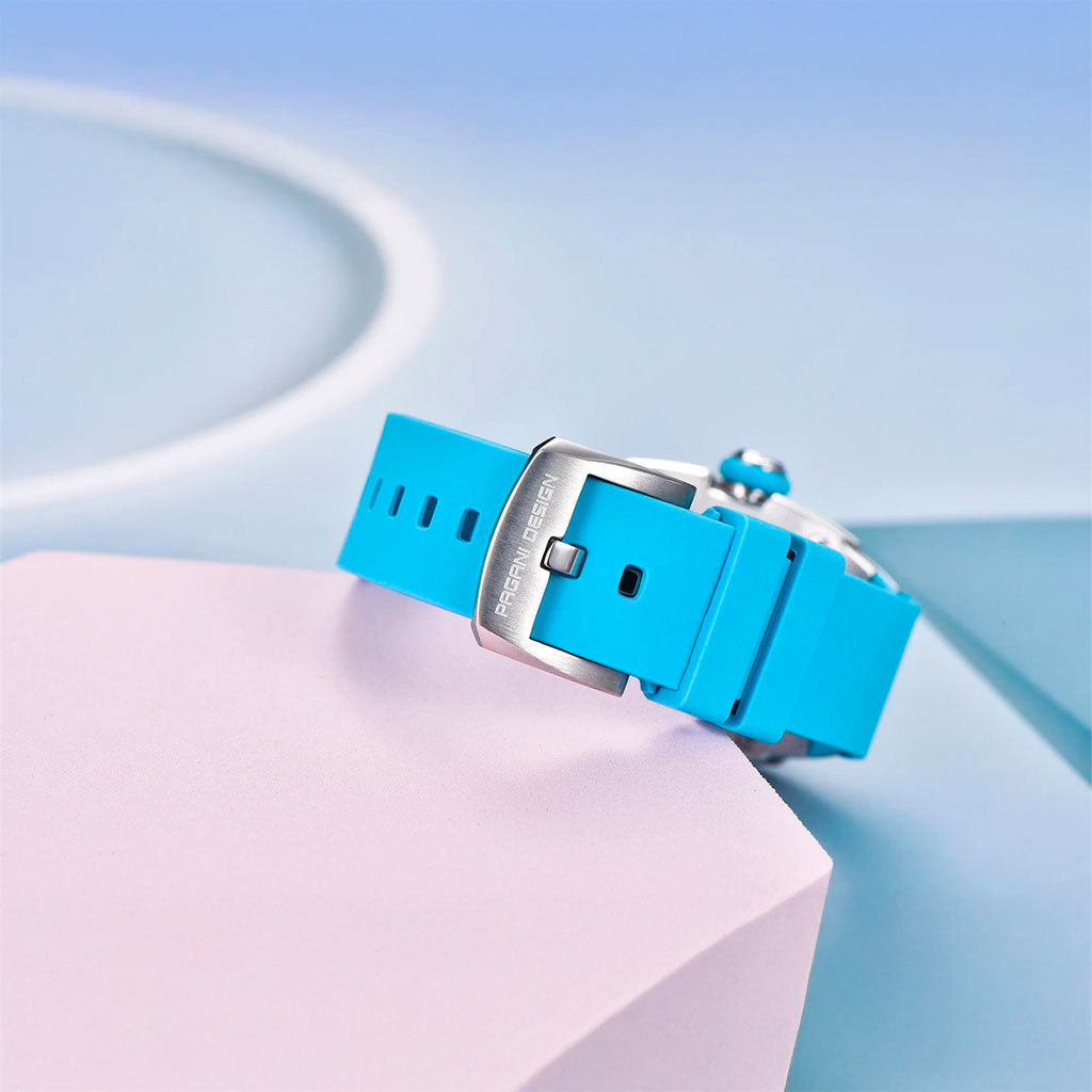 Pagani Design Marigold Blue Silver Women's Watch