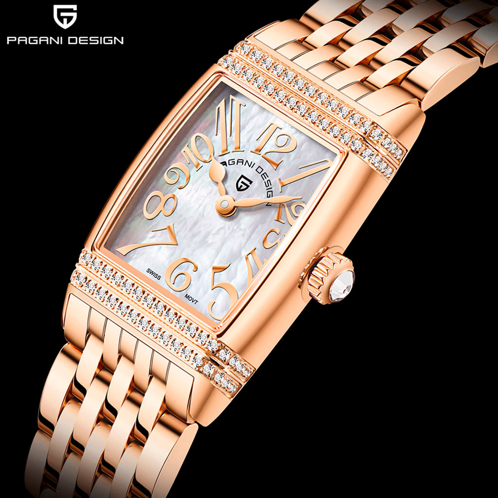 Pagani Design Sunflower Gold White Women's Watch