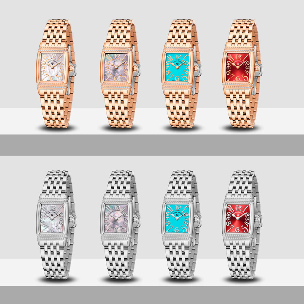 Pagani Design Sunflower Gold White Women's Watch