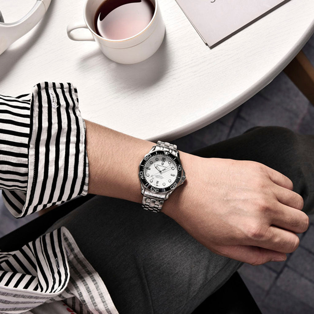 Pagani Design Veracius White Steel Bracelet