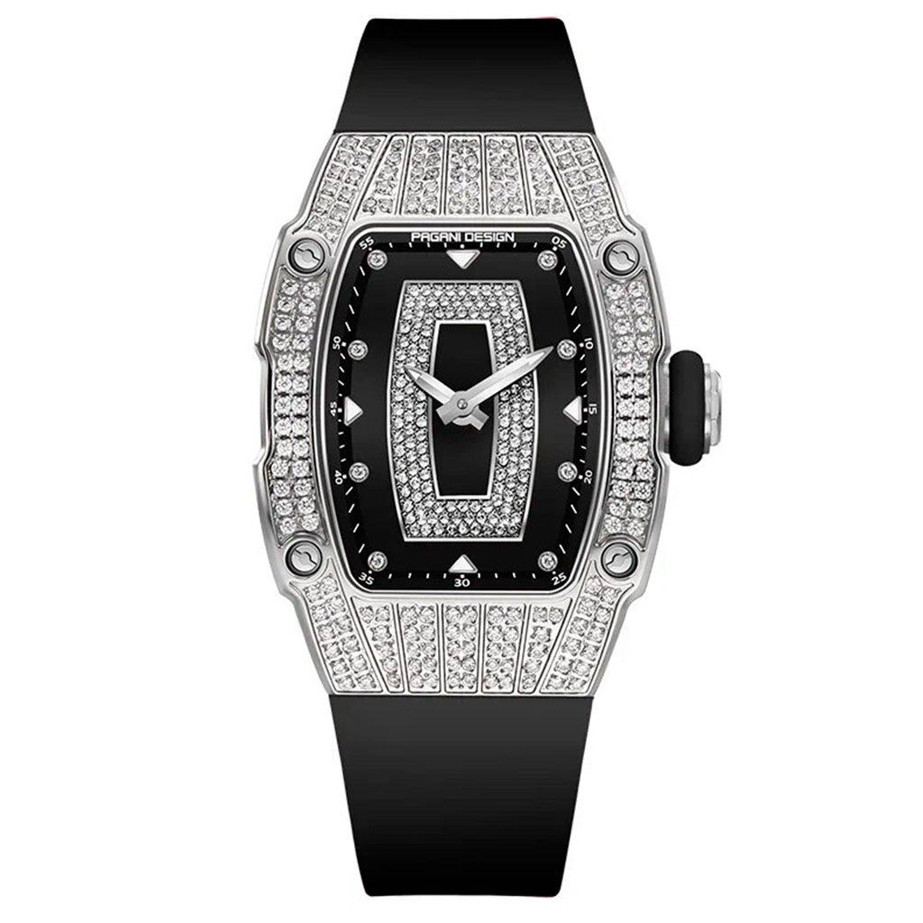 Pagani Design Marigold Black Silver Women's Watch