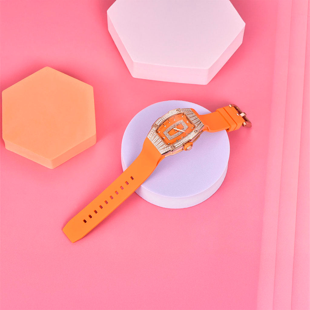Pagani Design Marigold Orange Gold Women's Watch
