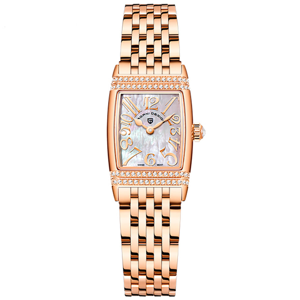 Pagani Design Sunflower Gold White Women's Watch