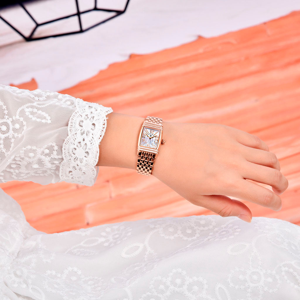 Pagani Design Sunflower Gold White Women's Watch