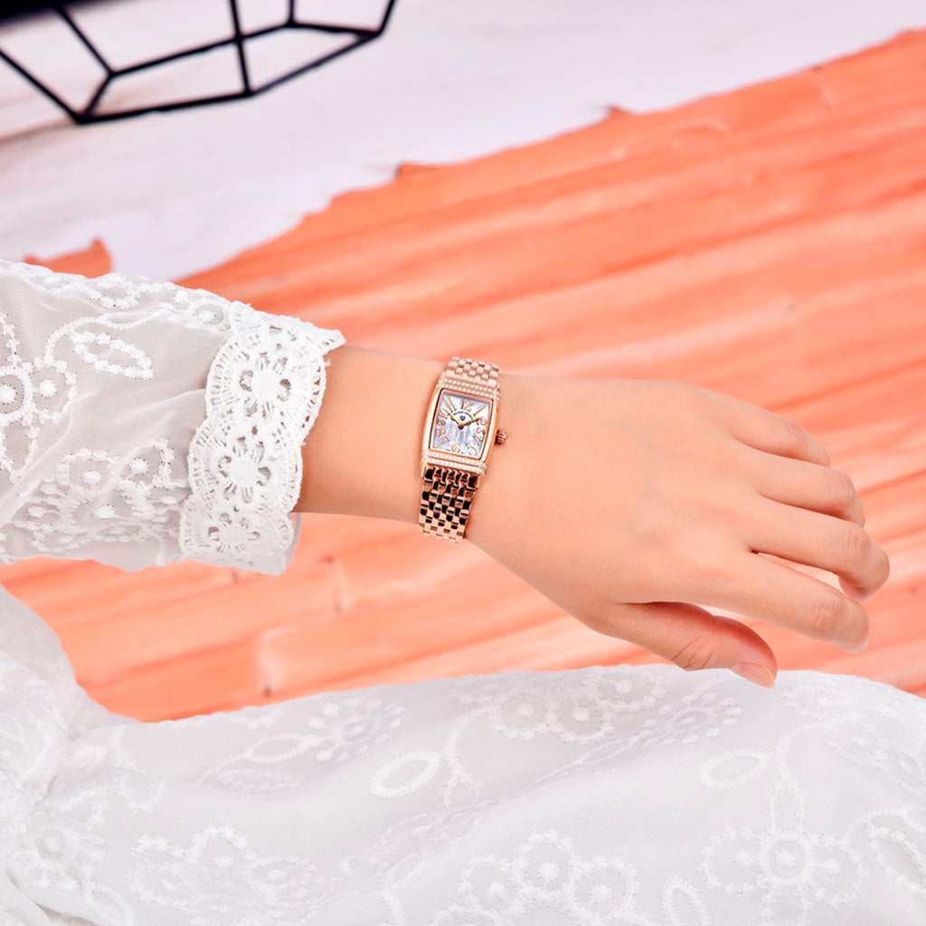 Pagani Design Sunflower Gold White Women's Watch