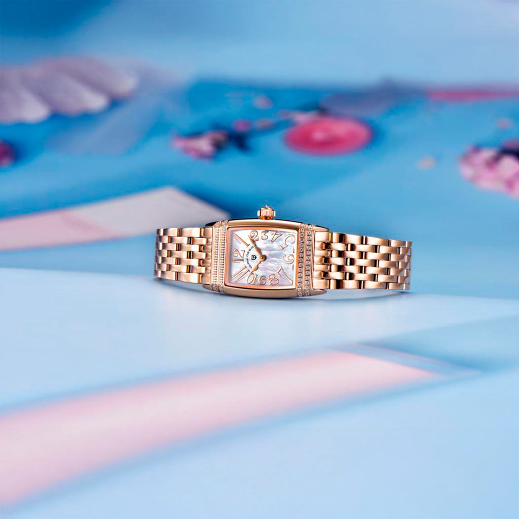 Pagani Design Sunflower Gold White Women's Watch