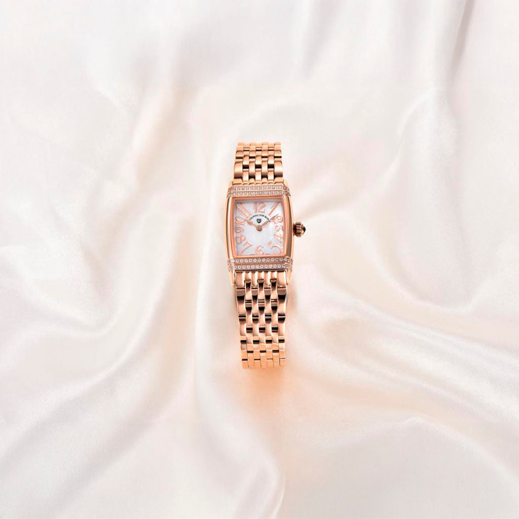 Pagani Design Sunflower Gold White Women's Watch