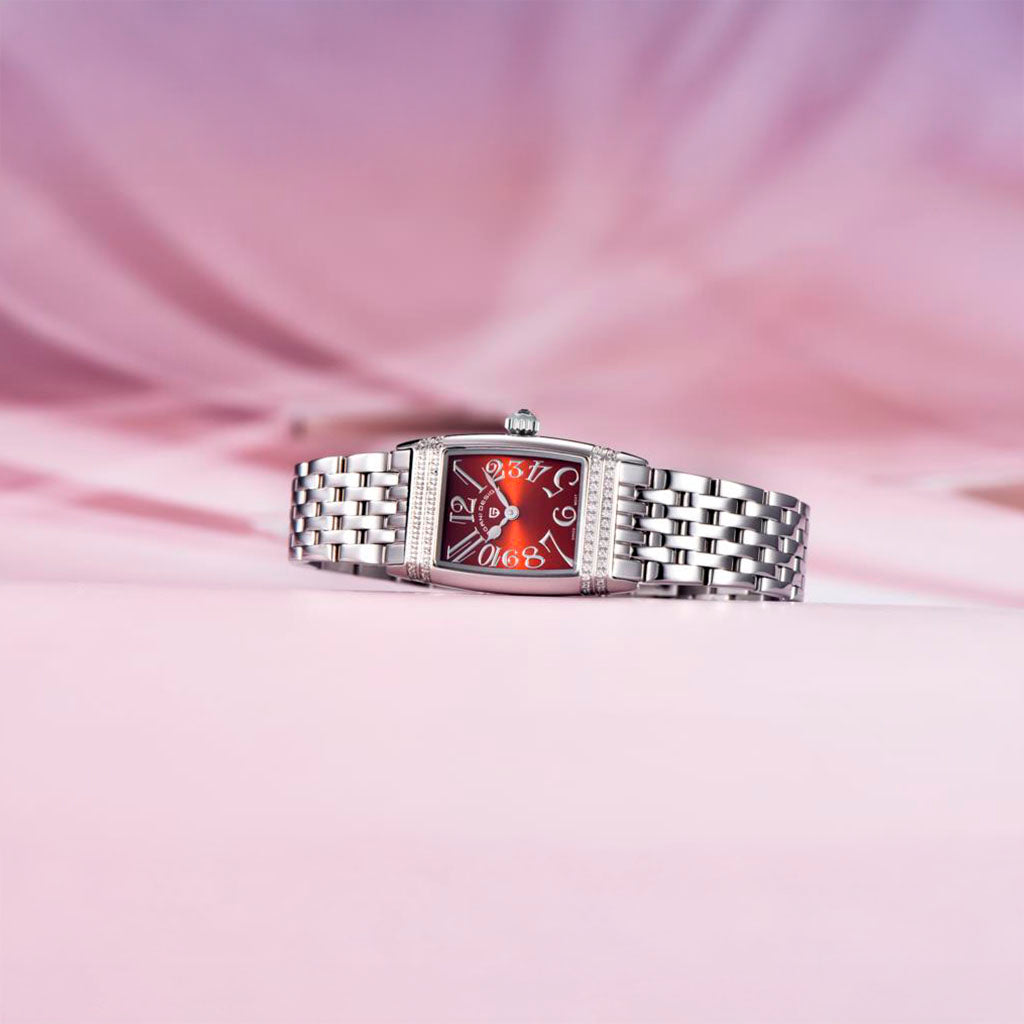 Pagani Design Sunflower Silver Red Women's Watch
