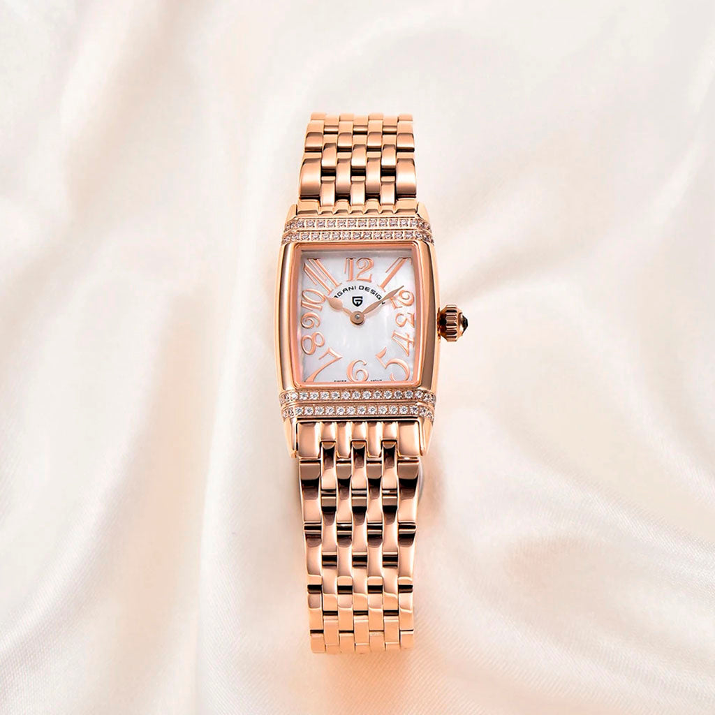 Pagani Design Sunflower Gold White Women's Watch