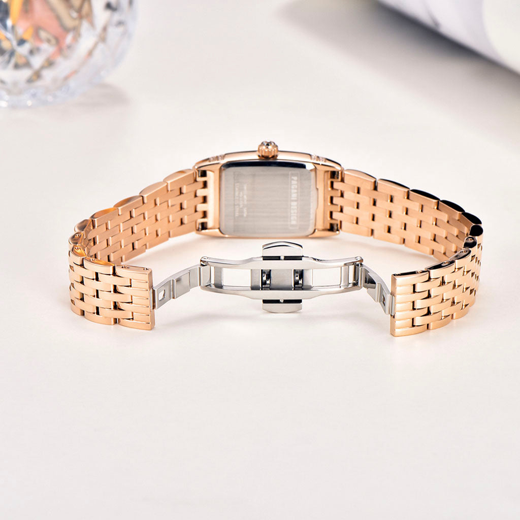 Pagani Design Sunflower Gold Blue Women's Watch