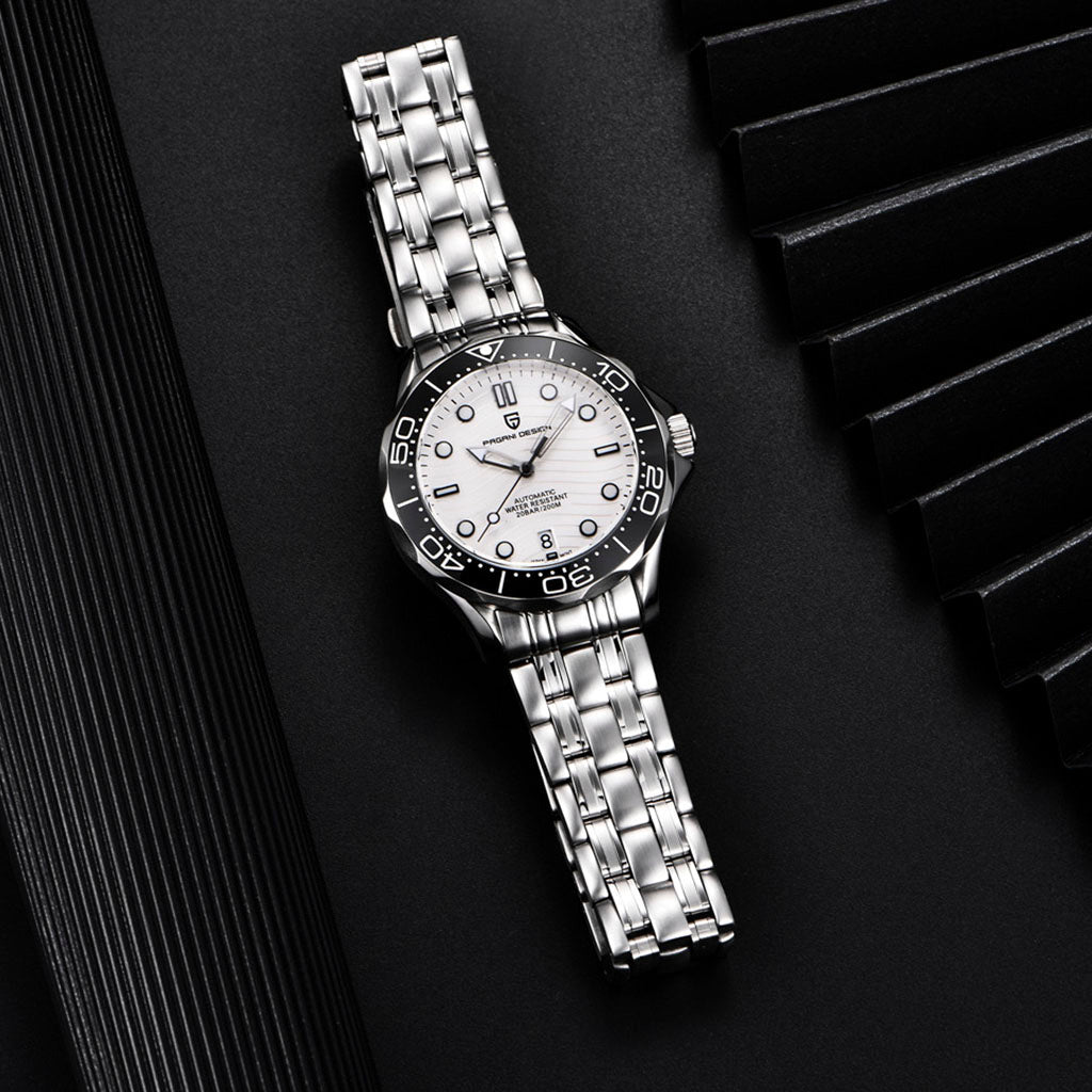 Pagani Design Veracius White Steel Bracelet