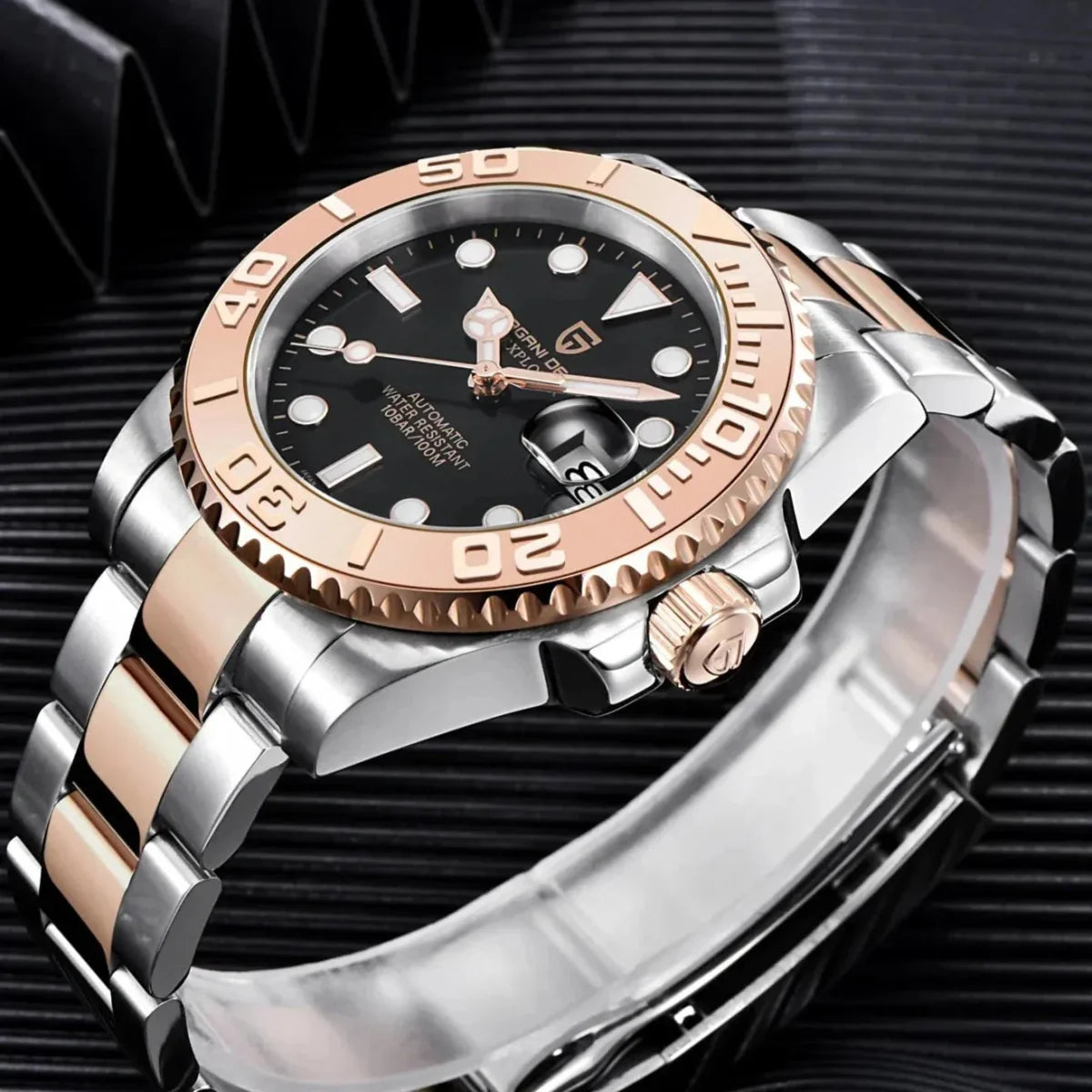 PD-1651 Rose Gold Oyster Bracelet