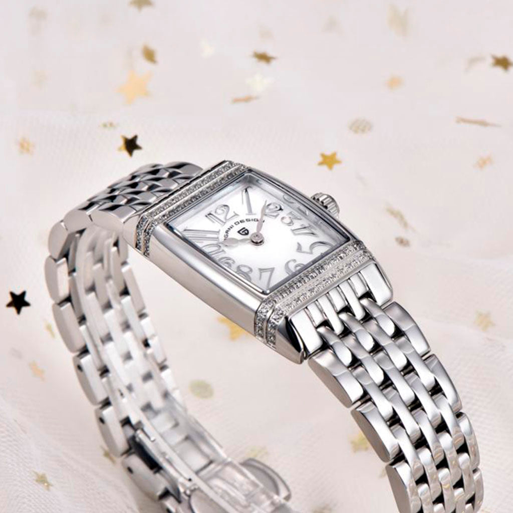 Pagani Design Sunflower Silver White Women's Watch
