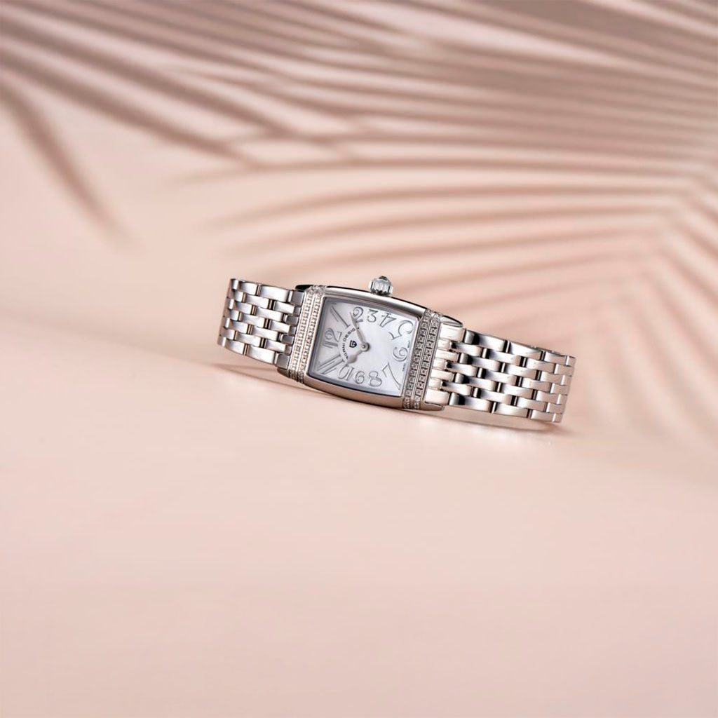 Pagani Design Sunflower Silver White Women's Watch